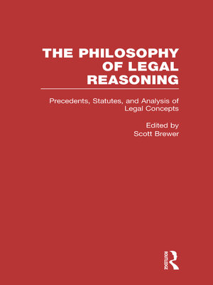 cover image of Precedents, Statutes, and Analysis of Legal Concepts
